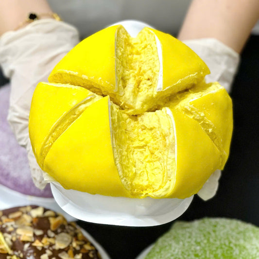 🎂 Phú Sĩ 傳統榴槤千層蛋糕|9 Sạch 認證特產|純正榴槤風味・三種尺寸 12cm/16cm/24cm 🧡
