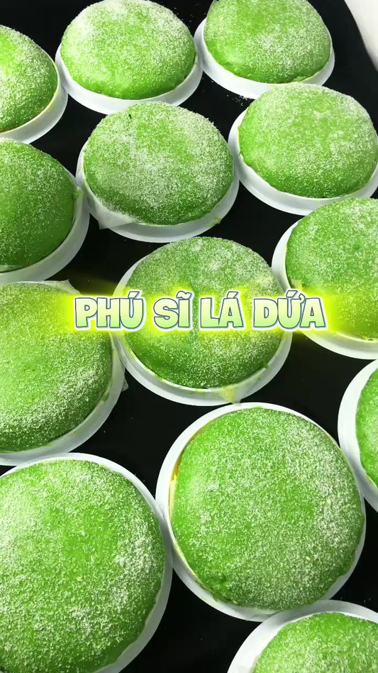 🌿 Phú Sĩ 千層蛋糕|香蘭葉清香 🎂 9 Sạch 出品 - 蘋果千層